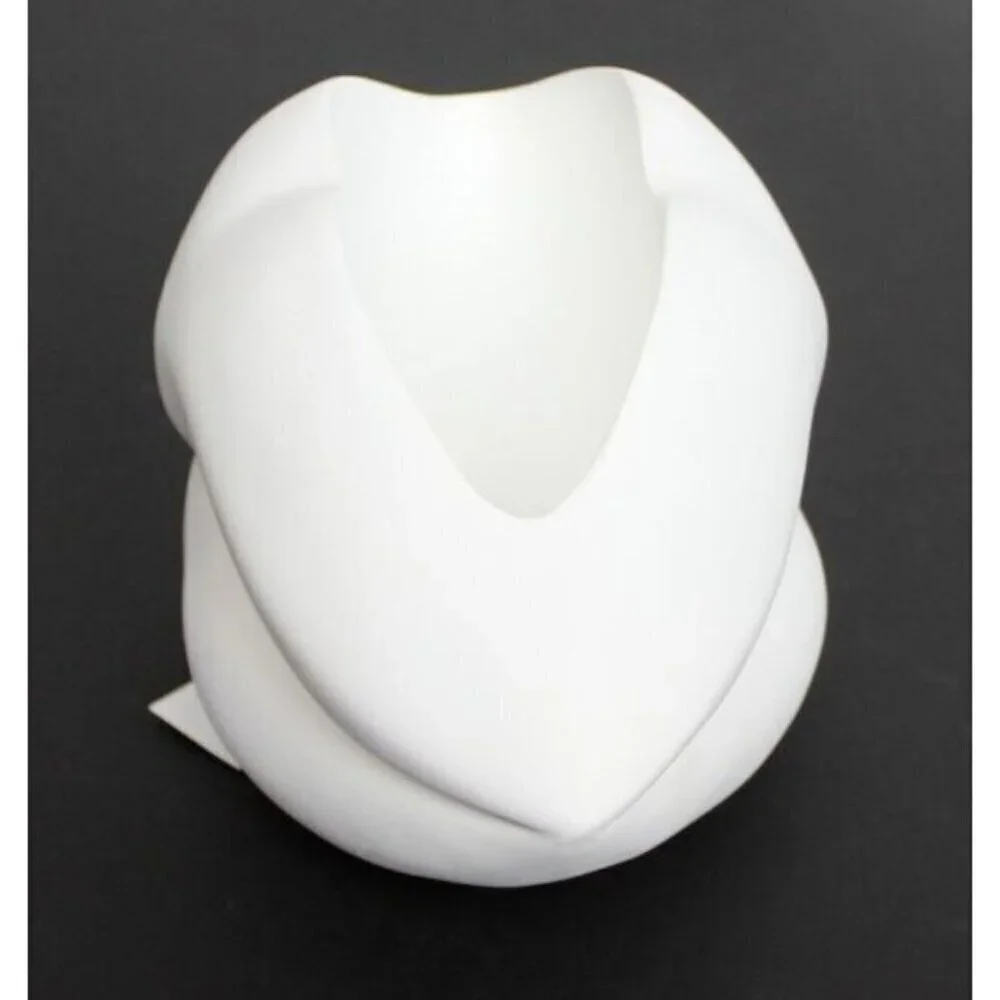 New MCM Large Lips / Mouth White Retro Modern Succulent Flower Planter Pot